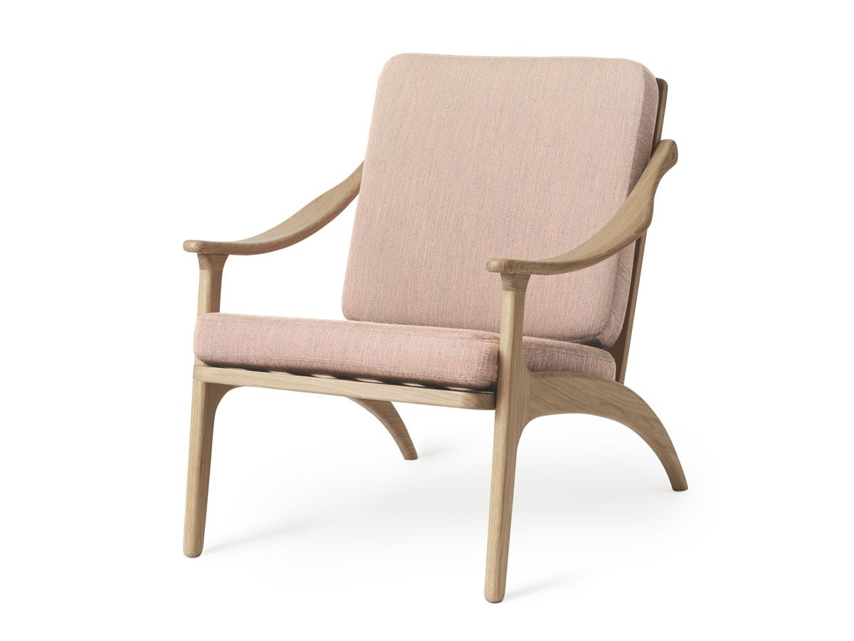 Buy the Warm Nordic Lean Back Lounge Chair Oak Frame at nest.co.uk
