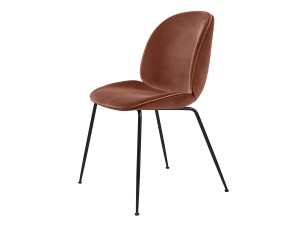 Gubi Beetle Dining Chair - Fully Upholstered - Velvet
