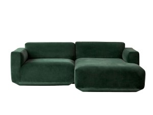 &Tradition Develius Modular Two Seater Velvet Sofa - Configuration B