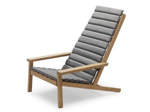 Fritz Hansen Skagerak Collection Between Lines Deck Chair with Cushion