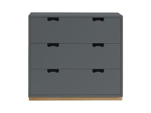 Asplund Snow A3 Storage Unit - Three Drawers