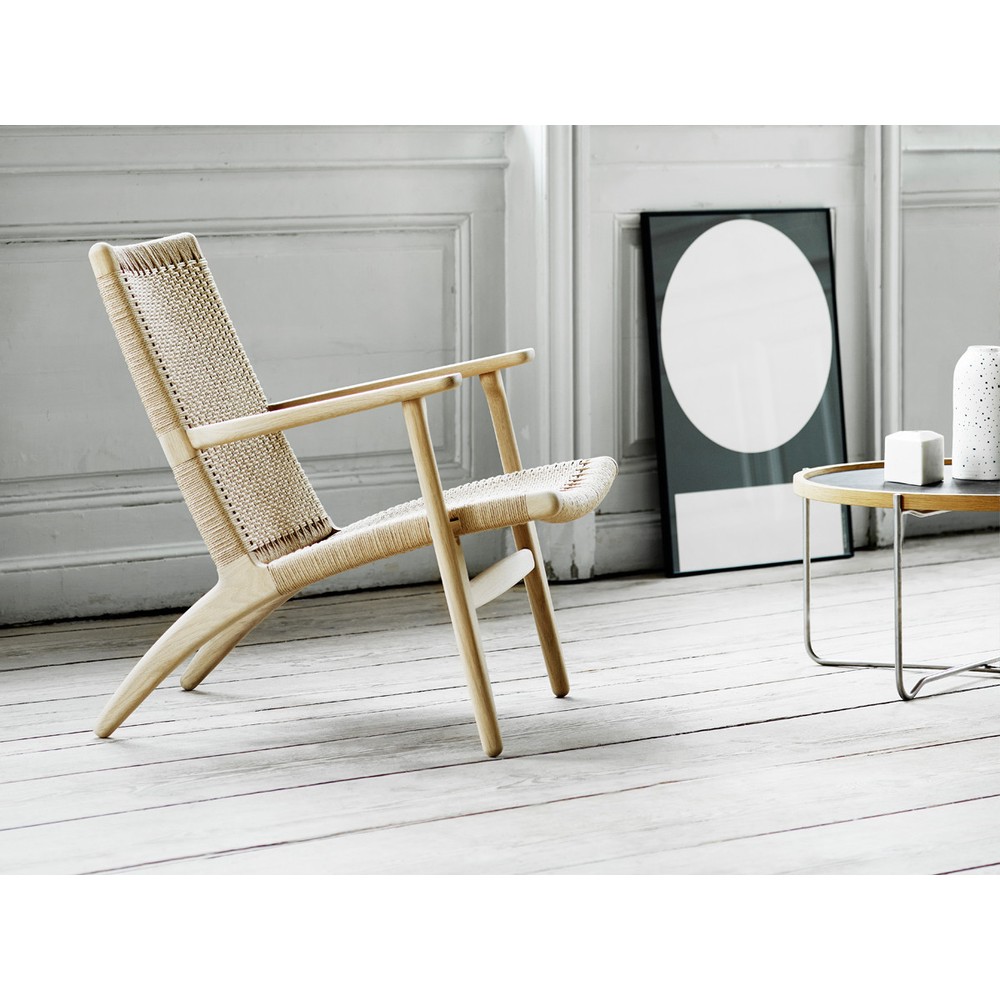 Buy the Carl Hansen & Son CH25 Lounge Chair at nest.co.uk