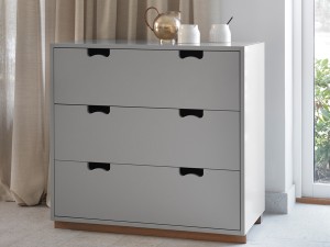 Asplund Snow A3 Storage Unit - Three Drawers