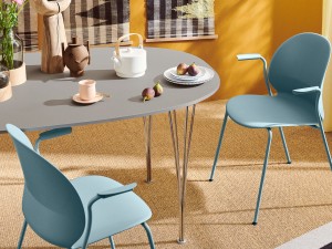 Fritz Hansen N02-11 Recycle Dining Armchair - Monochrome