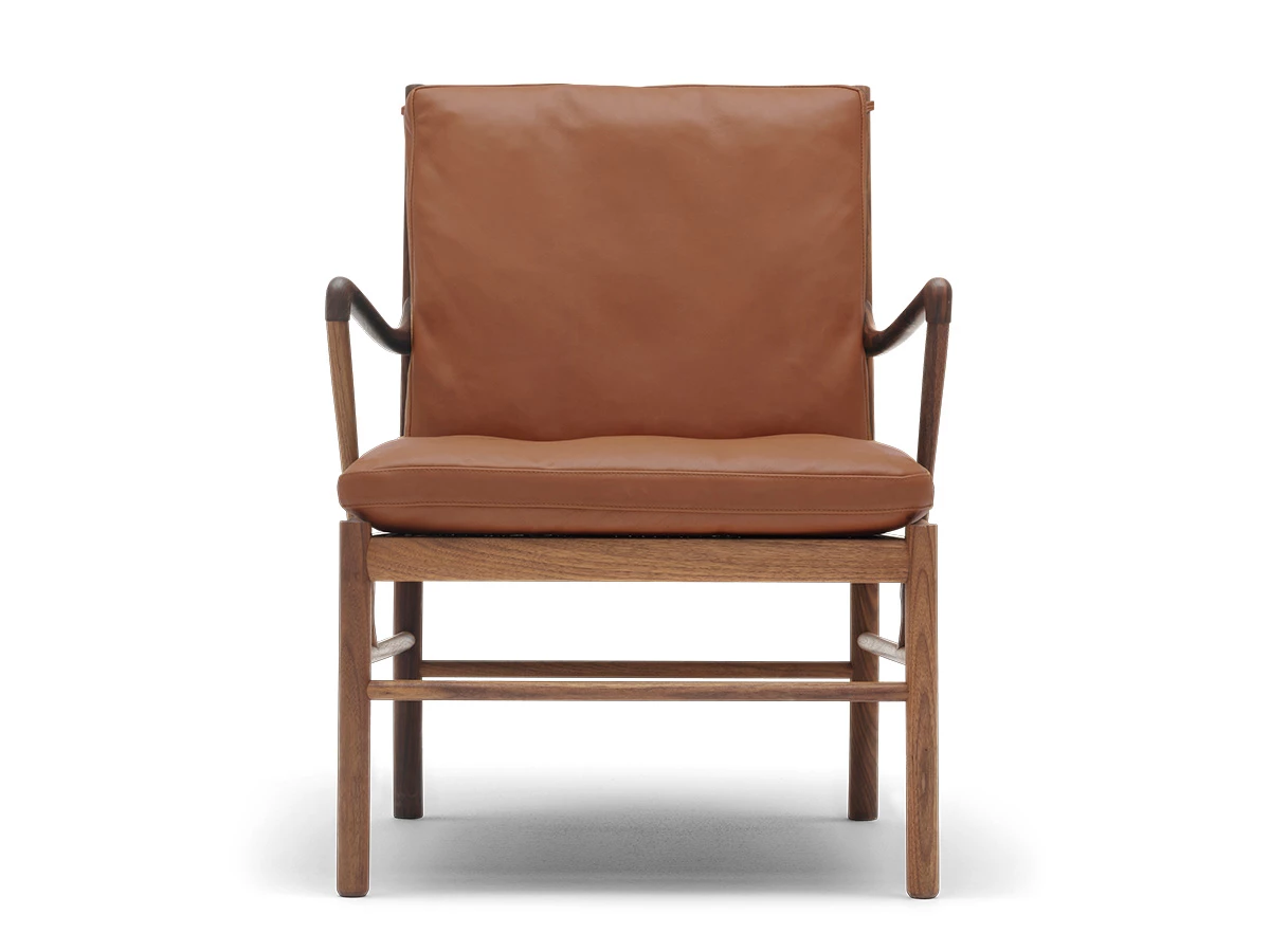 Carl Hansen OW149 Colonial Lounge Chair - Leather