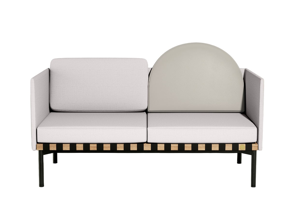 Petite Friture Grid Two Seater Sofa with Armrest