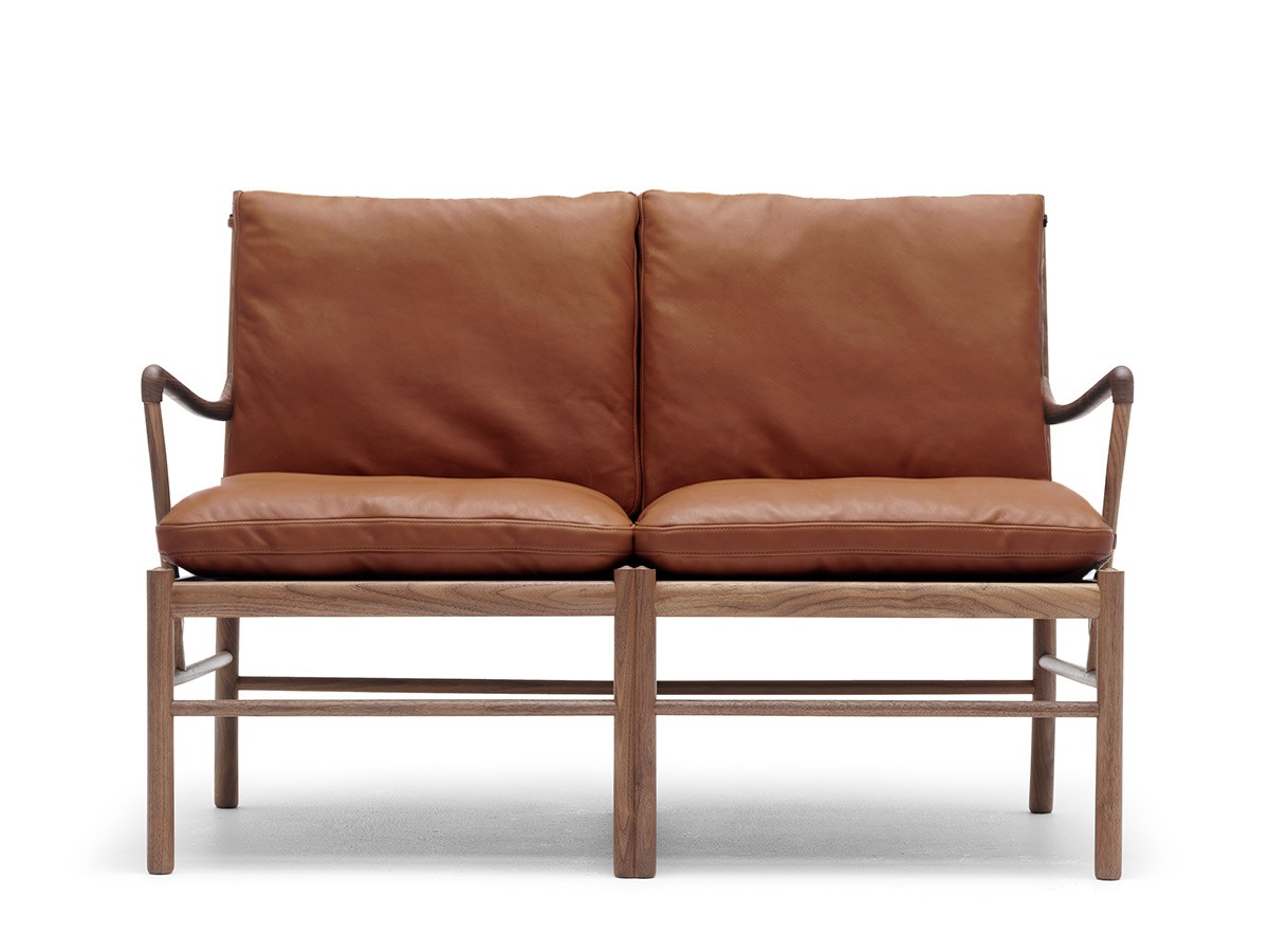 Carl Hansen OW149-2 Colonial Two Seater Sofa - Leather 