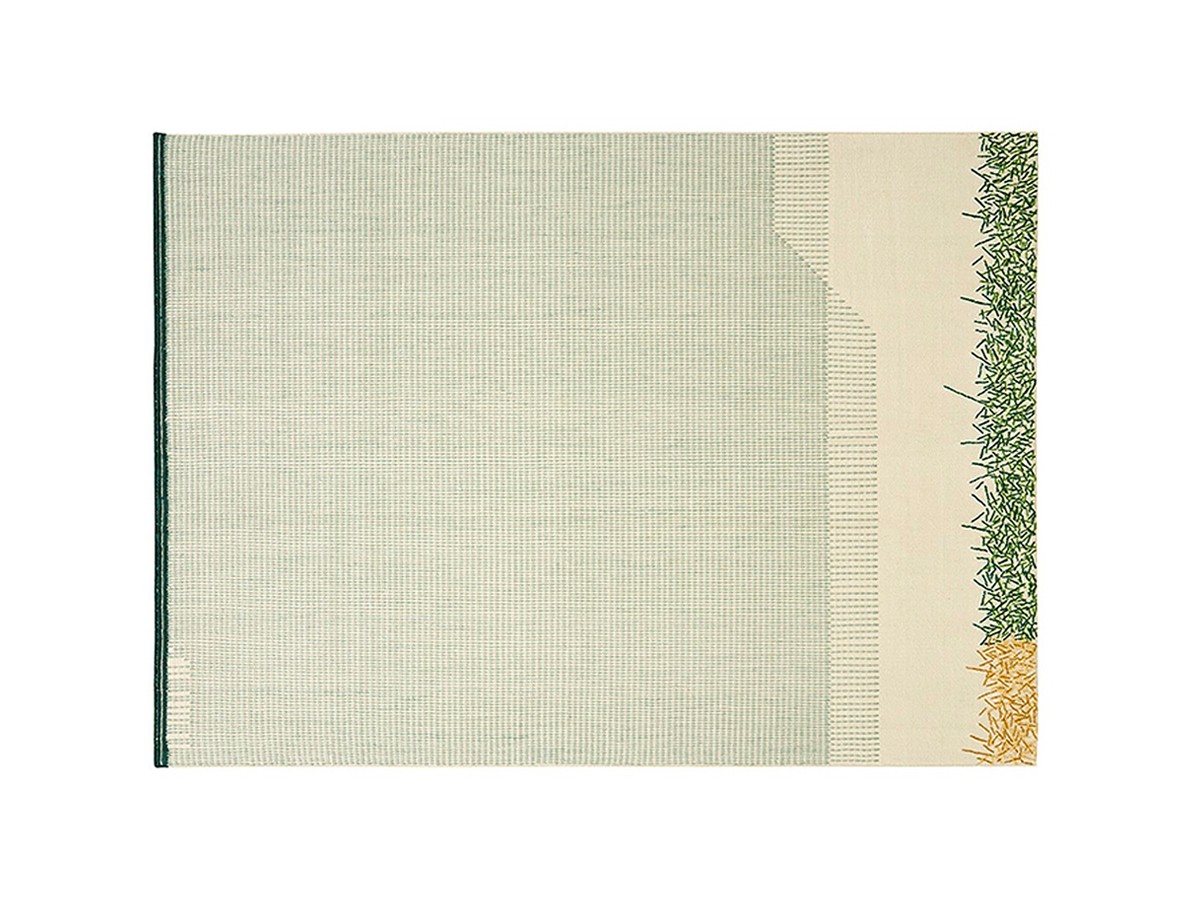 GAN Backstitch Rug - Calm