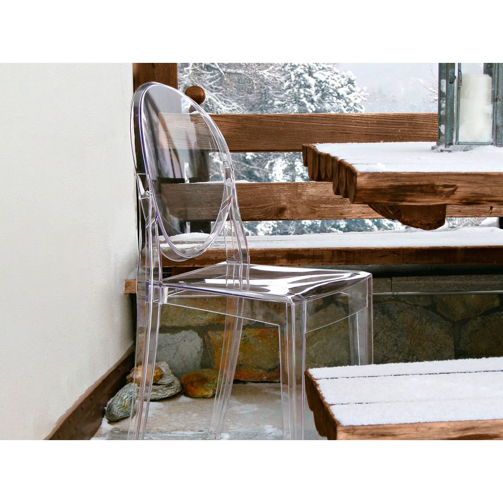 Buy the Kartell Victoria Ghost Chair Set of 2 at nest.co.uk
