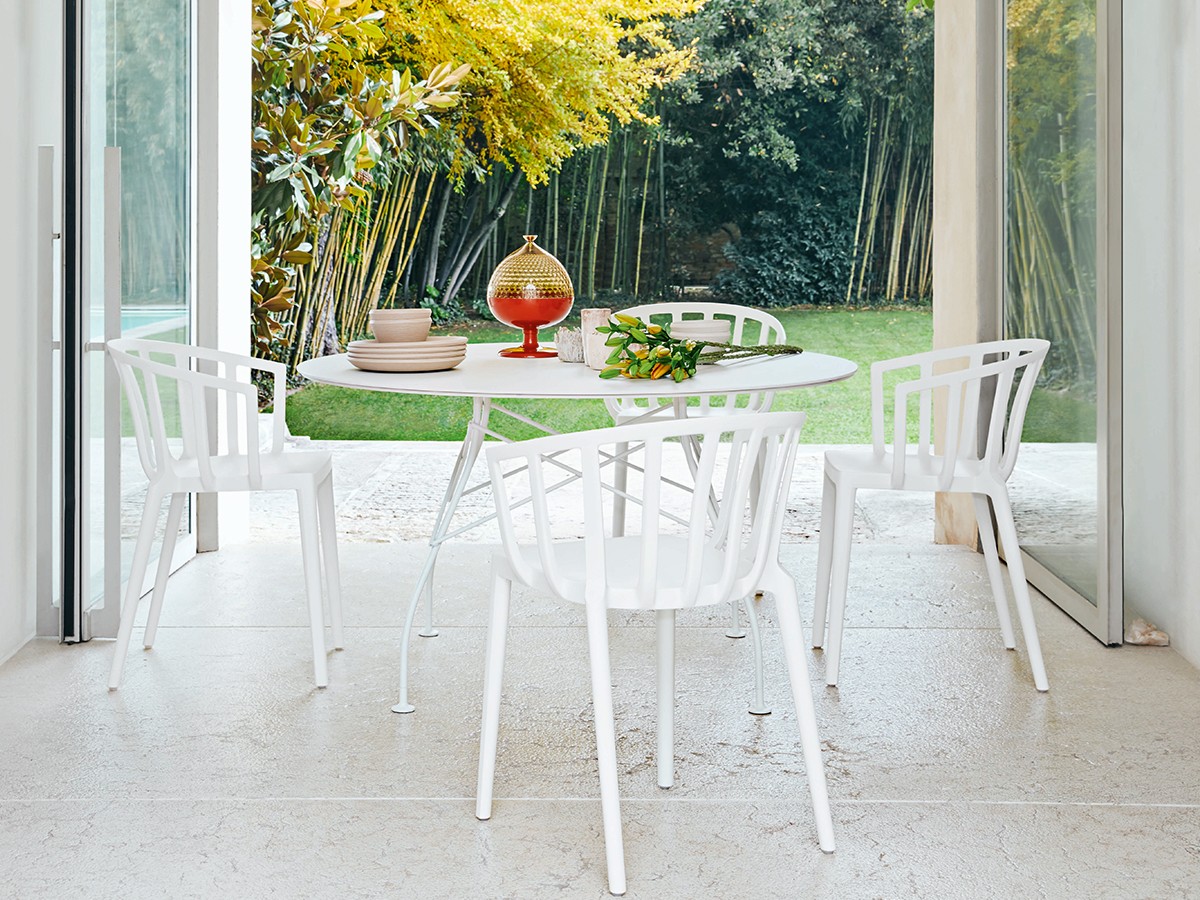 Buy the Kartell Venice Outdoor Dining Chair Set of 2 at nest.co.uk