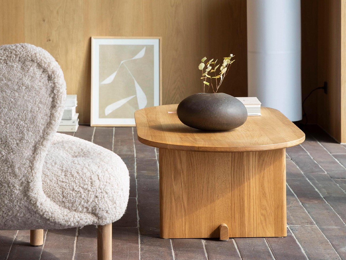 Buy the Fogia Koku Sofa Table Oval at nest.co.uk