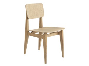 Gubi C-Chair Dining Chair - Veneer