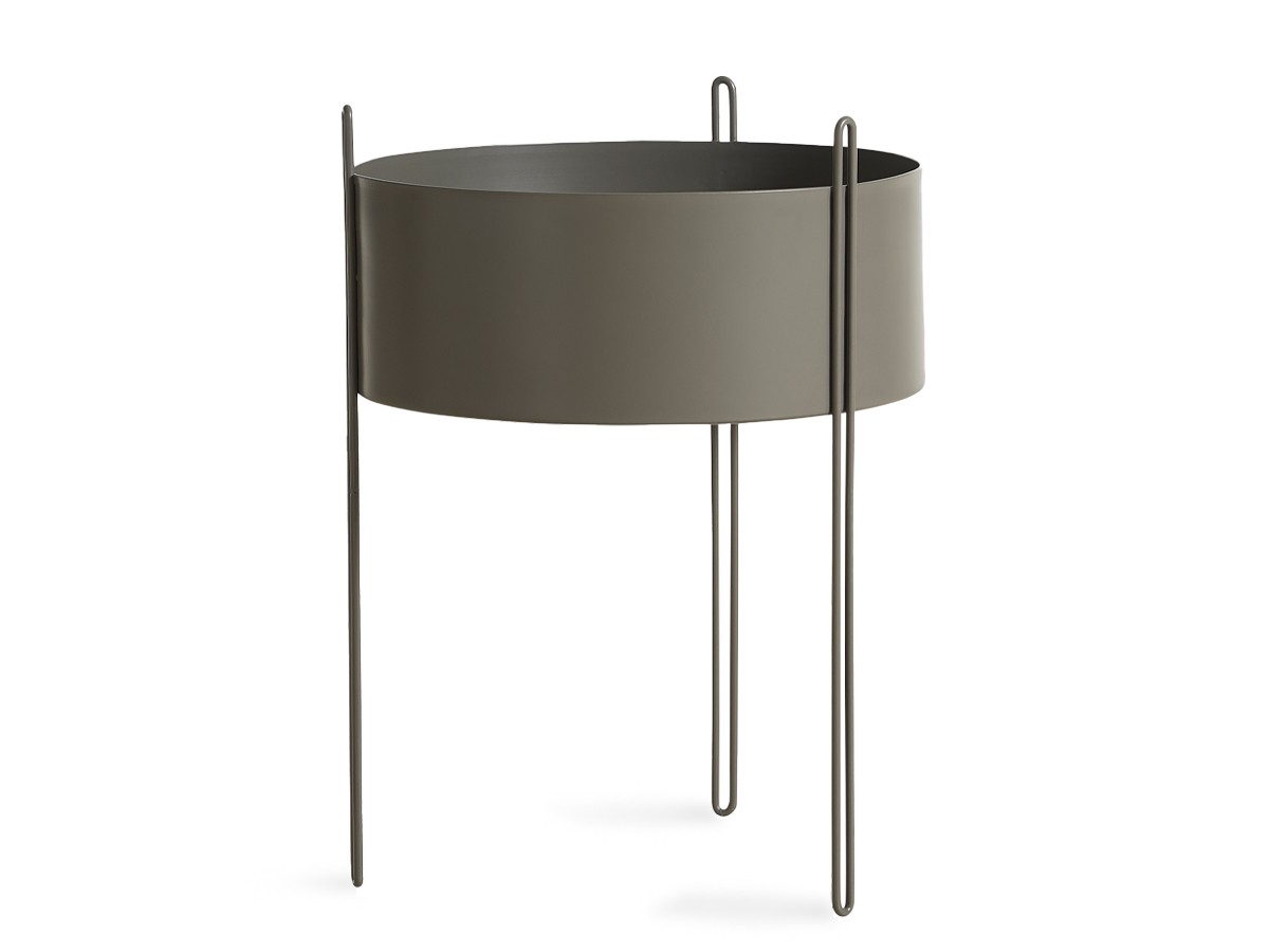 Woud Pidestall Flowerpot