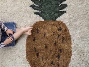 Ferm Living Fruiticana Tufted Pineapple Rug