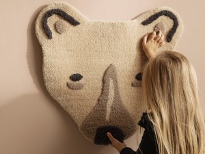 ferm LIVING Kids Tufted Polar Bear Head