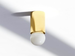 Michael Anastassiades Brass Architectural O1 Ceiling / Wall Light