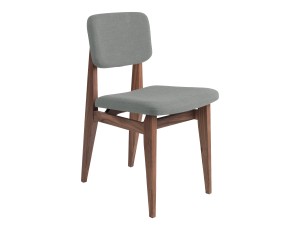 Gubi C-Chair Dining Chair - Fully Upholstered