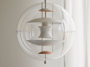 Verpan Globe Warm Peach Pendant