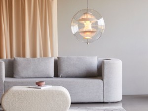 Verpan Globe Warm Peach Pendant