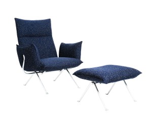 Magis Officina High-Back Armchair & Ottoman