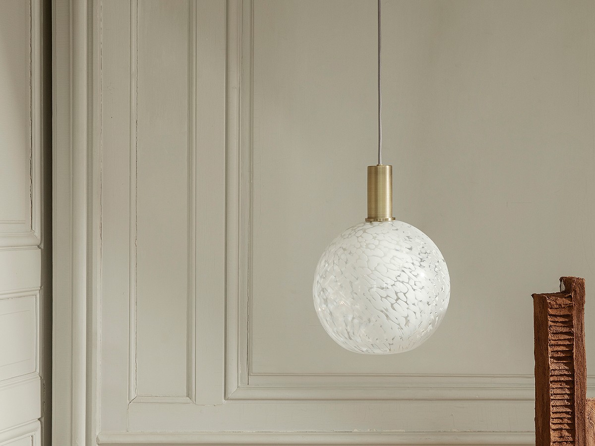 Buy the Ferm Living Collect Pendant Light with Casca Sphere Shade