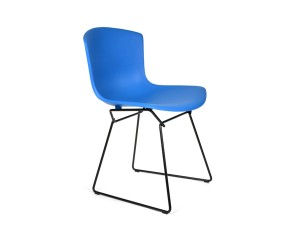 Knoll Bertoia Plastic Side Chair - Black Base - Set of 2