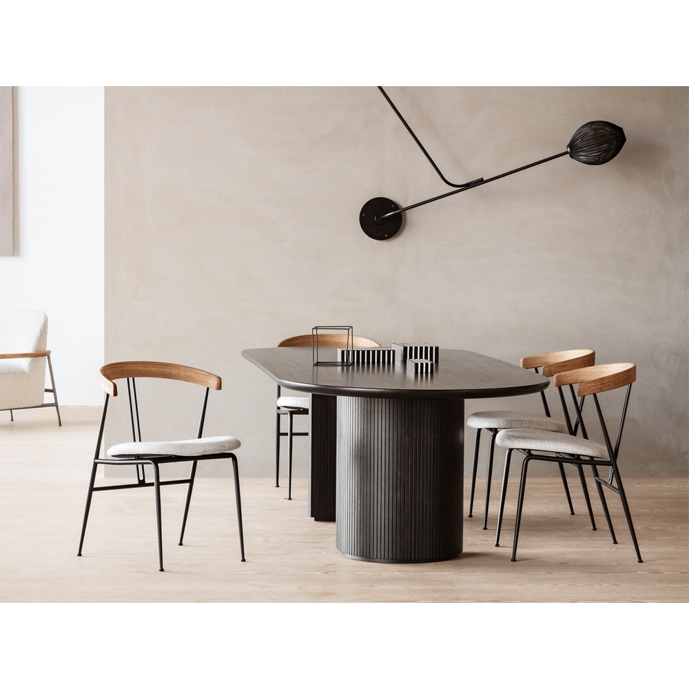 Buy the Gubi Moon Dining Table Elliptical at nest.co.uk