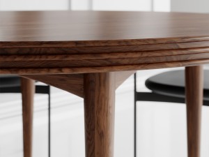 dk3 Groove Dining Table