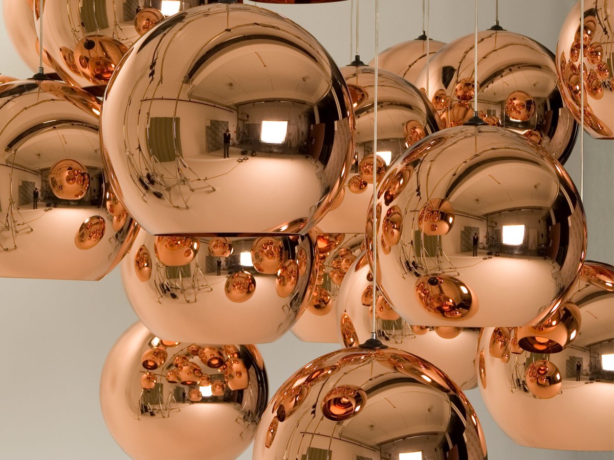 Buy the Tom Dixon Copper Round LED Pendant Light at nest.co.uk