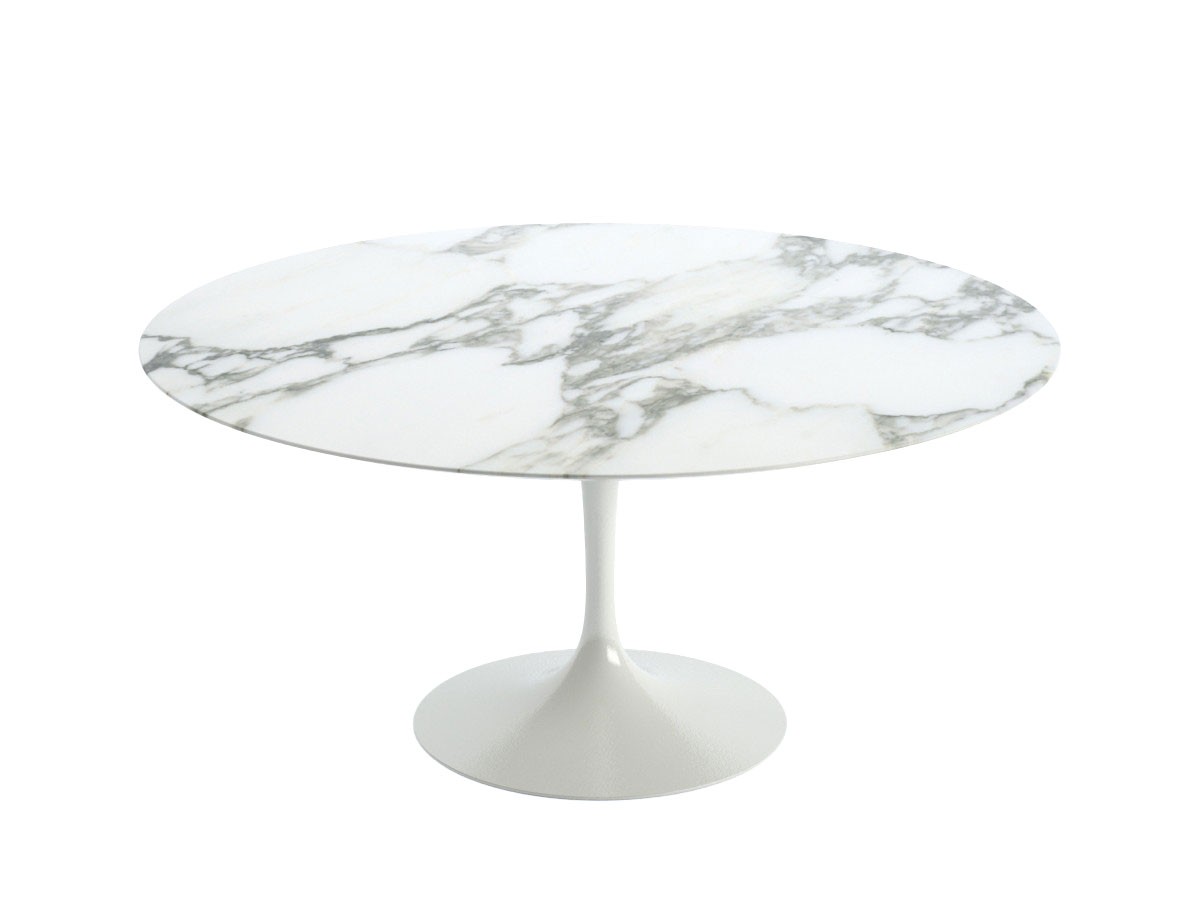 Knoll Saarinen Tulip Dining Table - 152cm Diameter - Marble