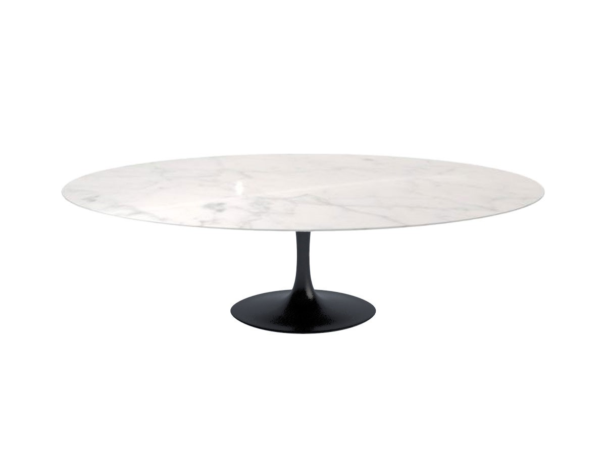 Knoll Saarinen Tulip Large Dining Table - Oval - Marble