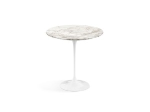 Knoll Studio Saarinen Tulip Side Table - 51cm Round - Marble