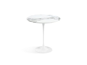 Knoll Studio Saarinen Tulip Side Table - 51cm Round - Marble