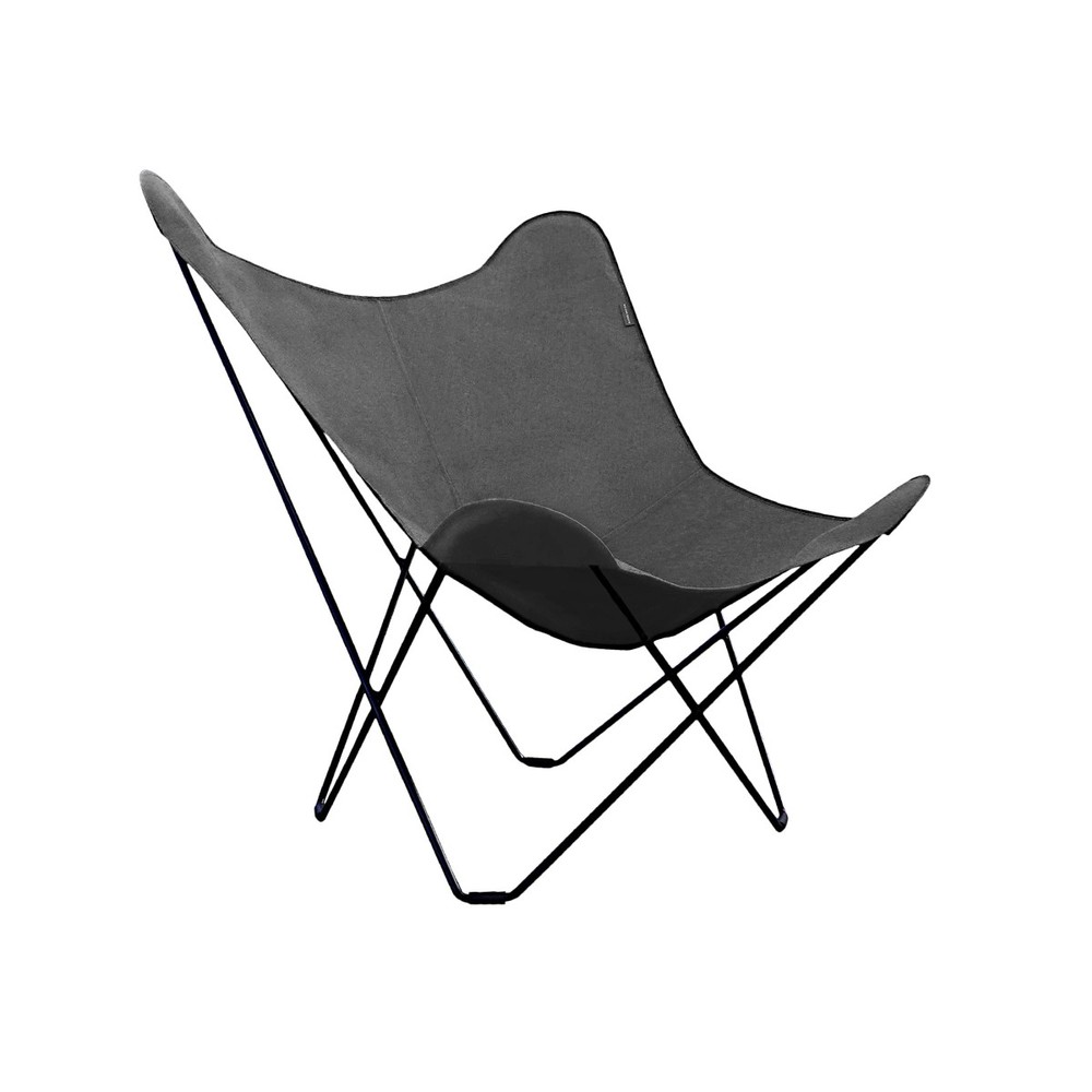 Buy the Cuero Design Sunbrella Outdoor Butterfly Chair Sunshine