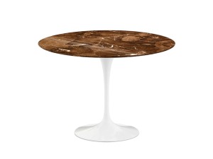 Knoll Saarinen Tulip Dining Table - 107cm Diameter Marble
