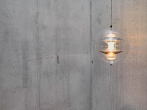 Verpan Globe Brushed Aluminium Pendant Light
