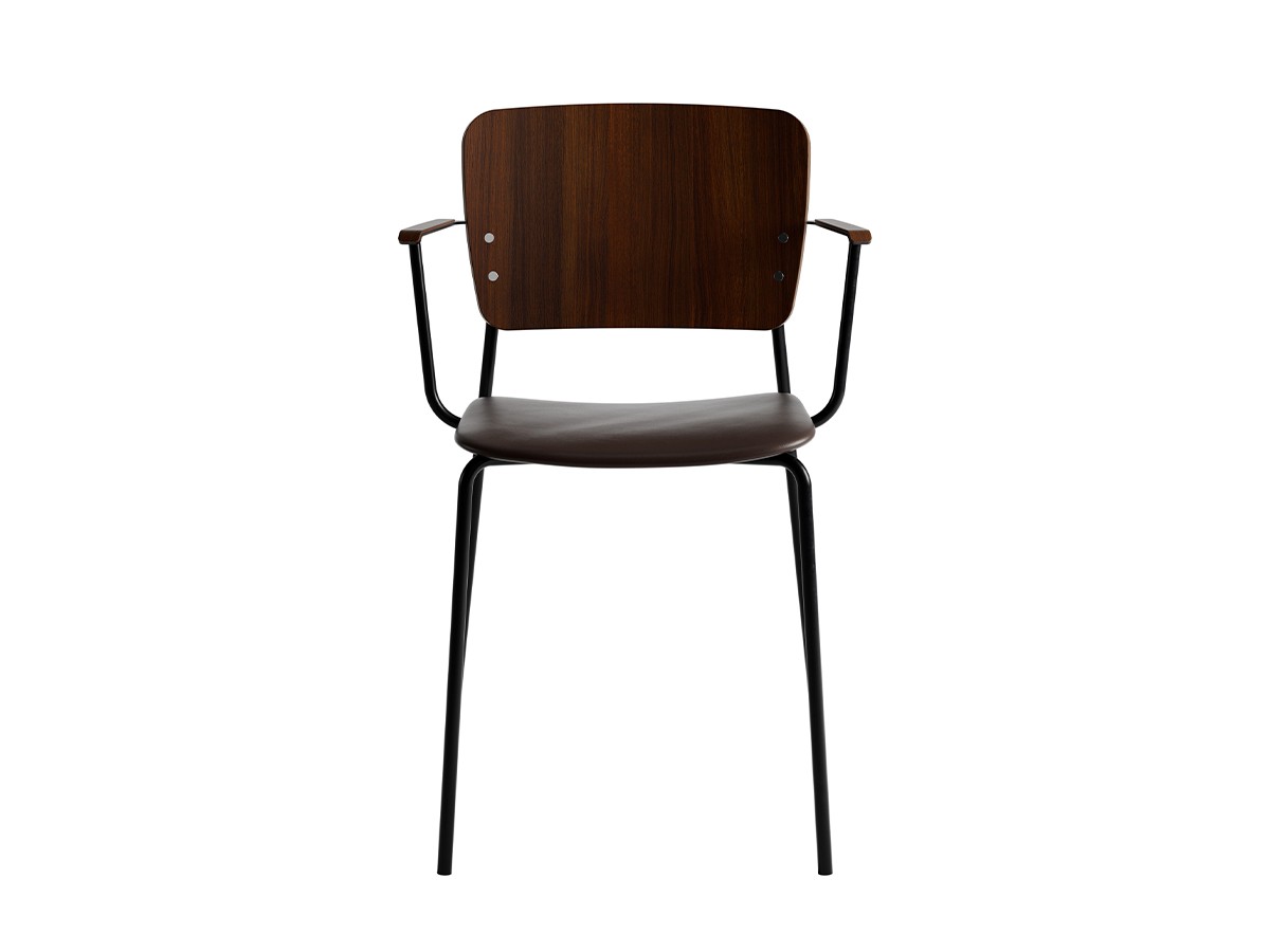 Fogia Mono Dining Armchair - Seat Upholstered - Metal Base