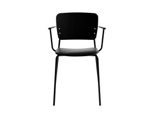 Fogia Mono Dining Armchair - Seat Upholstered - Metal Base