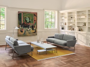 Fritz Hansen PL112 Lissoni Two Seater Sofa