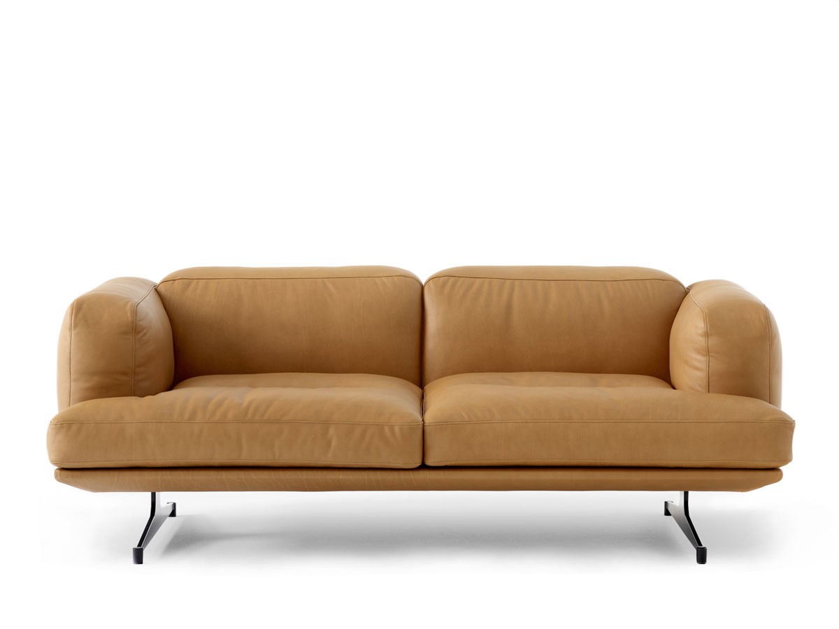 Buy the &Tradition AV22 Inland Two Seater Sofa Leather at nest.co.uk