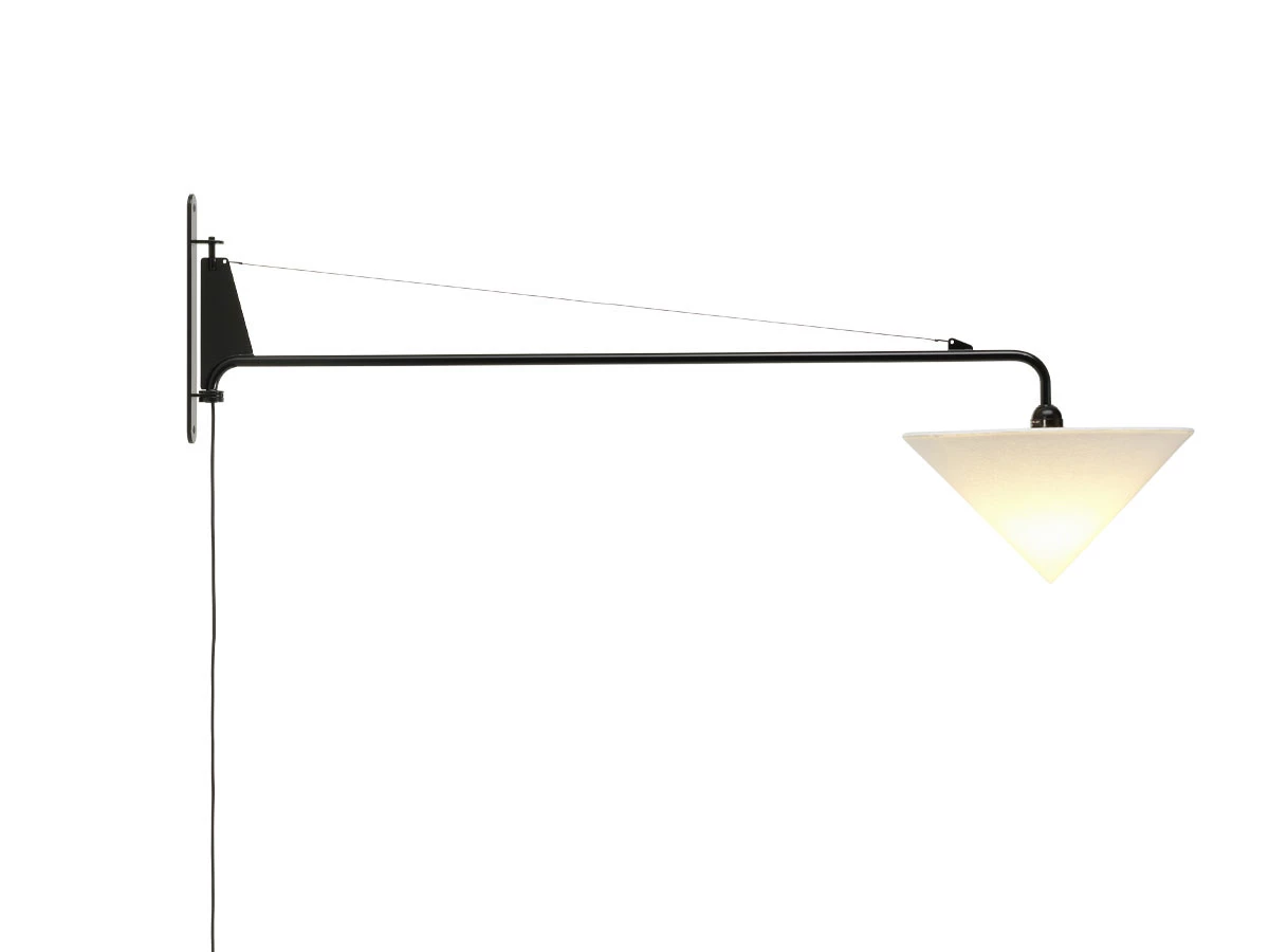 Vitra Petite Potence Wall Light with Abat-Jour Conique Shade