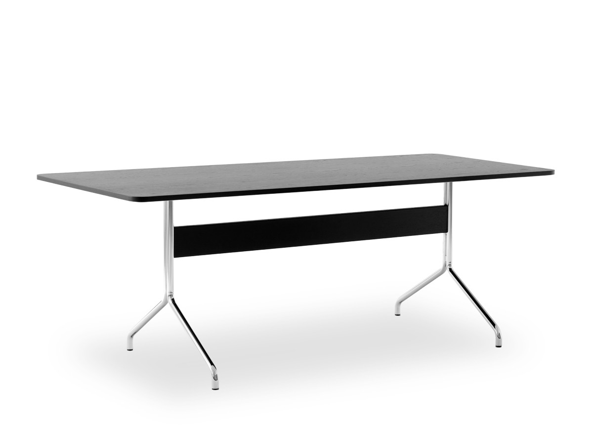 Buy the &Tradition Pavilion Dining Table Chrome Base at nest.co.uk