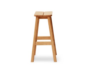 Form & Refine Angle Bar Stool