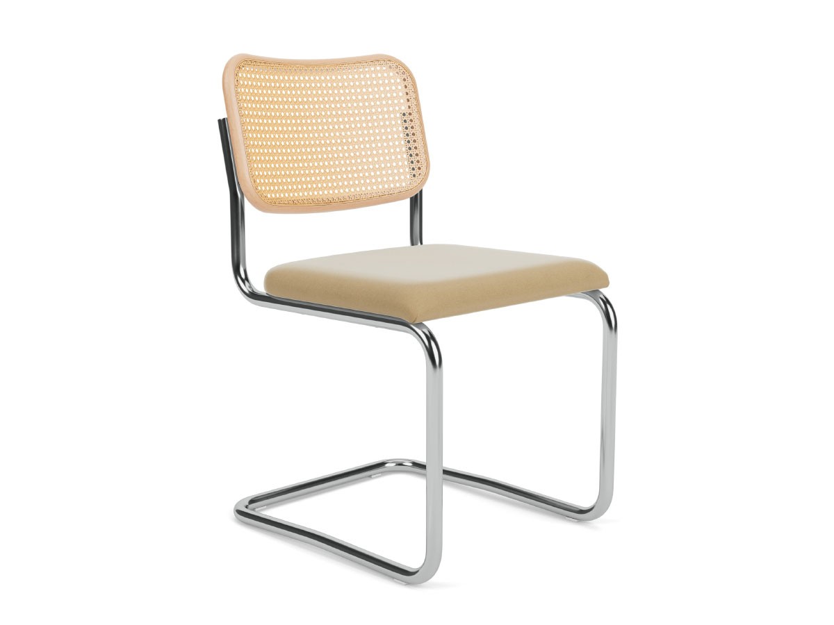 Buy the Knoll Studio Cesca Chair Upholstered Seat at nest.co.uk