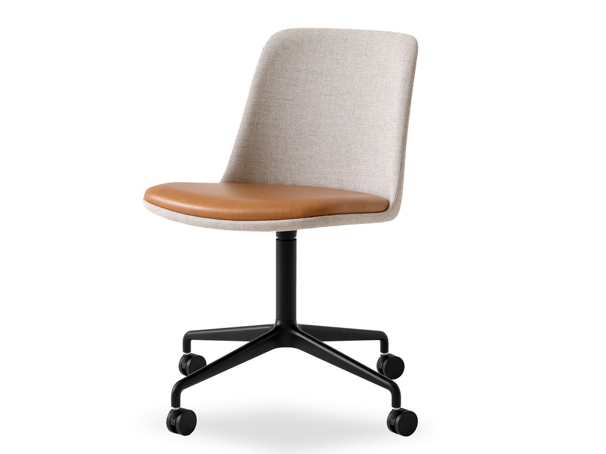 &Tradition HW25 Rely Office Chair - Swivel Base - Set of 4