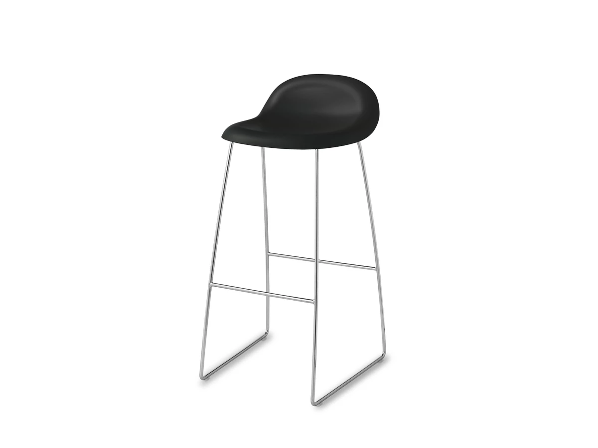 Gubi 3D Stool with Sledge Base