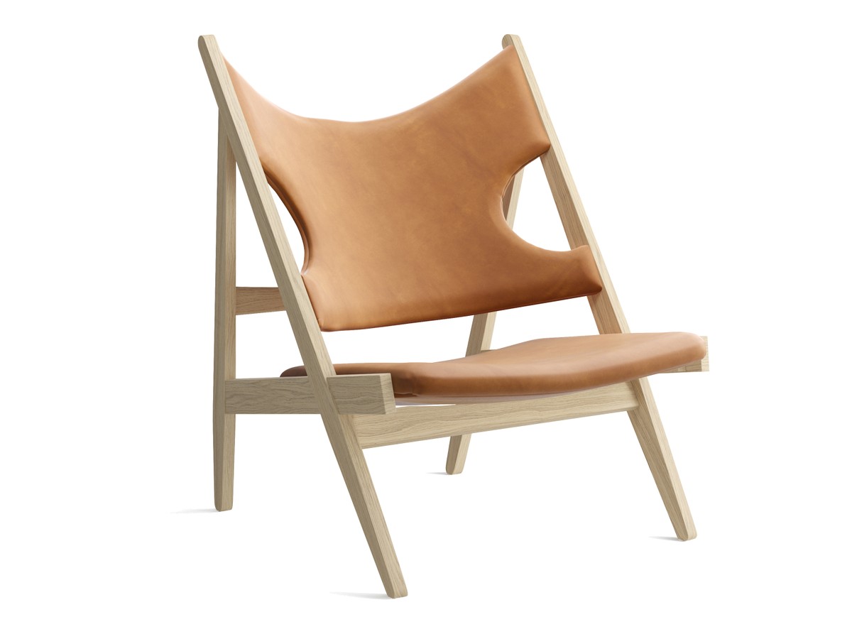 Buy the Audo Copenhagen Knitting Chair Leather at nest.co.uk