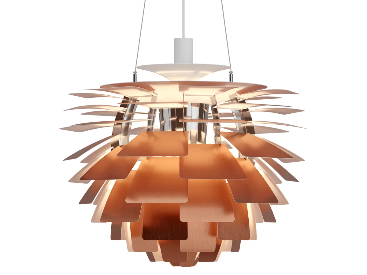 Louis Poulsen PH Copper Artichoke Pendant Light