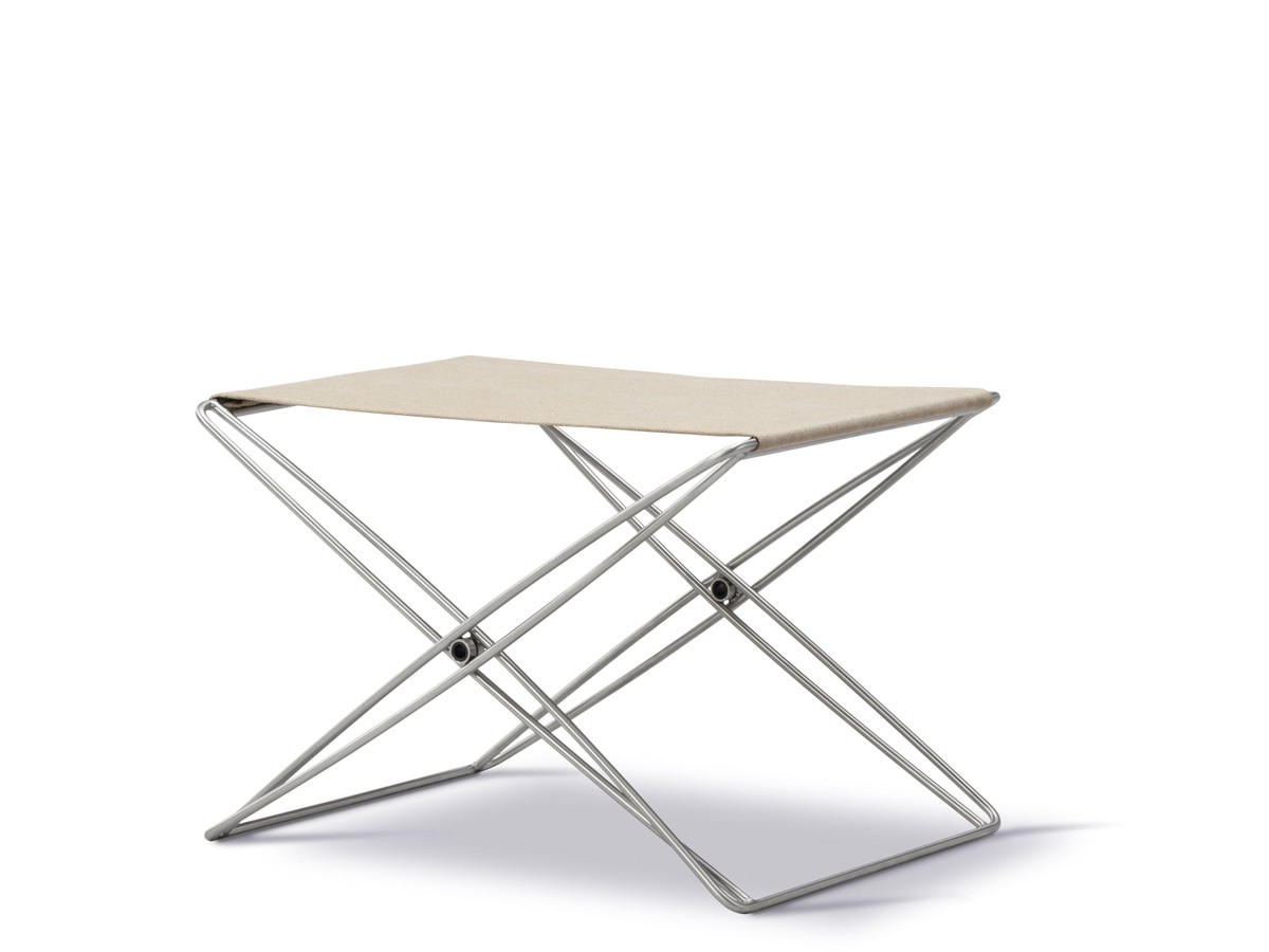 Buy the Fredericia JG Folding Stool Canvas at nest.co.uk