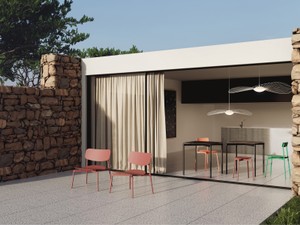 Petite Friture Fromme Outdoor Stool - Set of 2